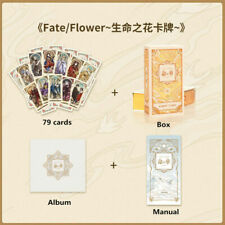 Gift FGO Fate Flower Tarot Cards Characters Anime Collection Cards Album 79 PCS picture