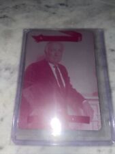 walter cronkite 1/1 magenta printing plate “the most trusted man in america” picture