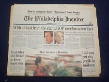 1996 FEB 14 PHILADELPHIA INQUIRER - GOP RACE HAS NEW FACE, BUCHANAN - NP 7156 picture