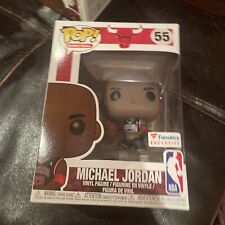Funko Pop NBA Michael Jordan Chicago Bulls Black Jersey Fanatics Exclusive #55 picture
