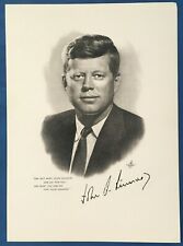 John F Kennedy Photo 5x7 Card Stock Facsimile Signed Ask Not Quote Art Craft picture