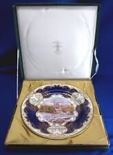 CROWN STAFFORDSHIRE WINDSOR CASTLE PLATE 25TH YEAR OF ELIZABETH CORONATION #749 picture