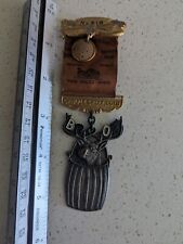 1906 Elks Lodge Convention Pin Medal / Cripple Creek /  Denver 316 picture