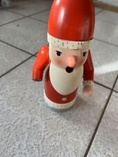 Vintage Wooden Veb Raum-u Tafelschmuck German Santa Claus Figurine picture