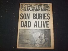 1966 JANUARY 17 MIDNIGHT NEWSPAPER - SON BURIES DAD ALIVE - NP 7358 picture