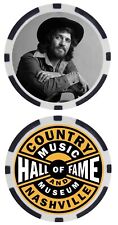 WAYLON JENNINGS - COUNTRY MUSIC HALL OF FAMER - COLLECTIBLE POKER CHIP picture