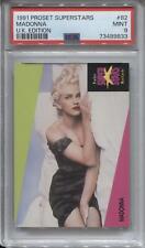 Madonna 1991 Pro Set Superstars Music Cards UK Edition #82 PSA 9 picture