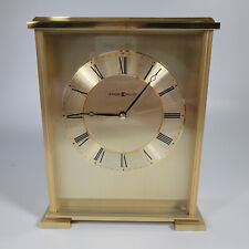 Howard Miller Exton 645-569 Brass Carriage Desk Mantel Clock Not Working D-274 picture
