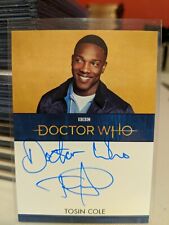 Doctor Who Series 11 & 12 Tosin Cole Inscription Autograph Card as Ryan Sinclair picture