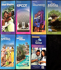 NEW 2023 Walt Disney World Theme Park Guide Brochures 6 Maps + Genie picture