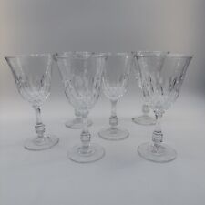 Fostoria Kimberly Crystal Magnum Tall Wine Glasses, set of 6 picture