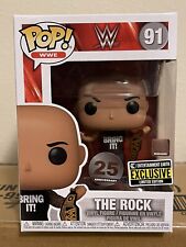 Funko Pop WWE The Rock “Bring It” Dwayne Johnson EE Exclusive w/ Protector picture