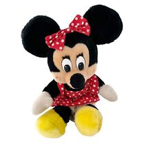 Vintage 1997 Minnie Mouse Plush Stuffed Animal Toy 11” Disneyland Disney World picture