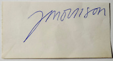 Jim Morrison signed The Doors signed cut RARE picture