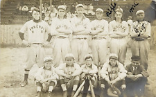 Rare 1911 RPPC Postcard Amherst Ohio Baseball Team OH Small Town Sports picture