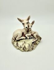 vintage ceramic deer fawn figurine picture