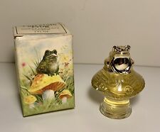NOS Vintage Avon FAIRYTALE FROG Sweet Honesty Cologne Perfume 1 oz Mushroom Box picture