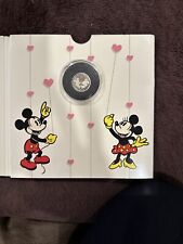 .999 SILVER RARITIES MY LOVE IS YOURS MICKEY & MINNIE MOUSE COIN picture