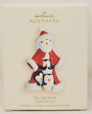 Hallmark Keepsake Ornament Tip Top Santa Claus Christmas Tree 2007 NIB picture