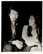 Bob Dylan Joan Baez Photo  B/W Glossy 10”x8” Circa Early 60s picture