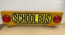 Vintage Roof Mount Flasher SCHOOL BUS Sign. WELDON 7000 - 8 Lamp Flasher Module picture