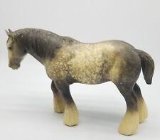 Breyer Horse SHIRE #95 Dapple Grey Bald Face Vintage 1972-1976 Marked C Hess '71 picture