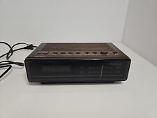 Vintage 1980 Panasonic RC-65 AM/FM Alarm Clock Radio Retro Finish RARE  picture