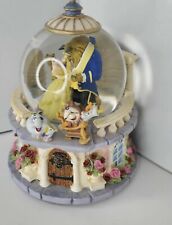 VTG RARE Discontinued Disney Beauty and the Beast Snow Globe  picture