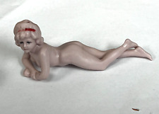 Vintage German Bisque Bathing Beauty Nude Figurine picture