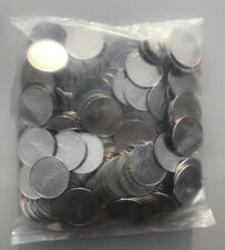 Lot of 250) Silver 30mm 50 Cent Pachislo Slot Machine Tokens Half Dollar IGT picture