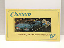 Original 1967 Chevrolet Camaro Custom Feature Accessories Sales Brochure picture