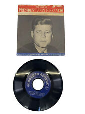 1961 JOHN F KENNEDY JFK INAUGURAL SPEECH Takes THE OATH of President 45 Record picture