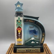 VINTAGE 1967 Jim Beam Alaska Purchase Centennial 1867-1967 Whiskey Decanter picture