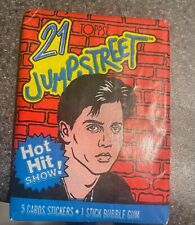 21 JUMP STREET 1987 Topps Unopened Trading Card Wax Pack Johnny Depp MINT picture