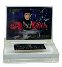John De Lancie Autographed Card 1996 Star Trek Skybox Master Series Limited picture