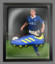 Tony Cottee Hand Signed Adidas Football Boot In An Acrylic Dome Frame : A picture