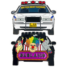 DL11-02 Mayor Bill DeBlasio Clown Car Circus Challenge Coin NYPD Police Thin Blu picture