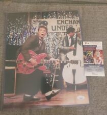 MICHAEL J FOX SIGNED 11X14 PHOTO BACK TO THE FUTURE GUITAR JSA CERTIFIED#SS12844 picture