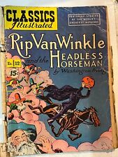 CLASSICS ILLUSTRATED #12 1950 RIP VAN WINKLE AND HEADLESS HORSEMAN picture