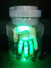 Gemmy Halloween Dr. Shivers Wiggling Lighted Animated Hand in Lab Jar SEE VIDEO picture