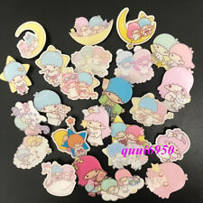 15pcs Cute Little Twin Star Brooch Pin Acrylic Lapel Backpack Bag Clothes Badge picture