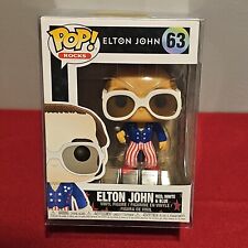 Funko POP Rocks: Elton John #63 Red White and Blue + Protector^ picture