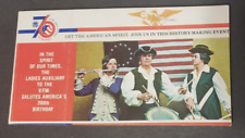 24 Postcard Album America's Bicentennial 1776 - 1976  by VFW Ladies Auxiliary picture