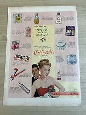 Woolworth's Toiletries Susan Smart Vintage 1953 Print Ad Life Magazine picture