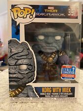 Funko POP Thor Ragnarok Korg With Miek #391 2018 NYC Fall Shared Exclusive picture