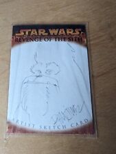 Star Wars Revenge Of The Sith Artist Sketch Card  picture