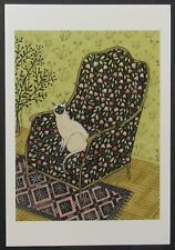 Siames Cat Chair by Artist Yelena Bryksenkova Art Postcard Unused Unposted picture