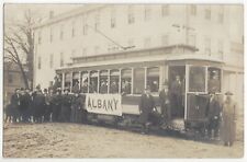 1908 Albany, Oregon REAL PHOTO - Electric Railroad Trolley at St. Charles Hotel picture