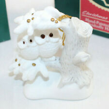 Hallmark 1989 ”Christmas is Peaceful” Owls Bone China Hand #20,362 Limited NIB picture