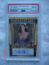 Liv Tyler 2023 Metal Pop Century Auto Perfectly Cast Gold 1/1 Card #PC-LT2 NMMT8 picture